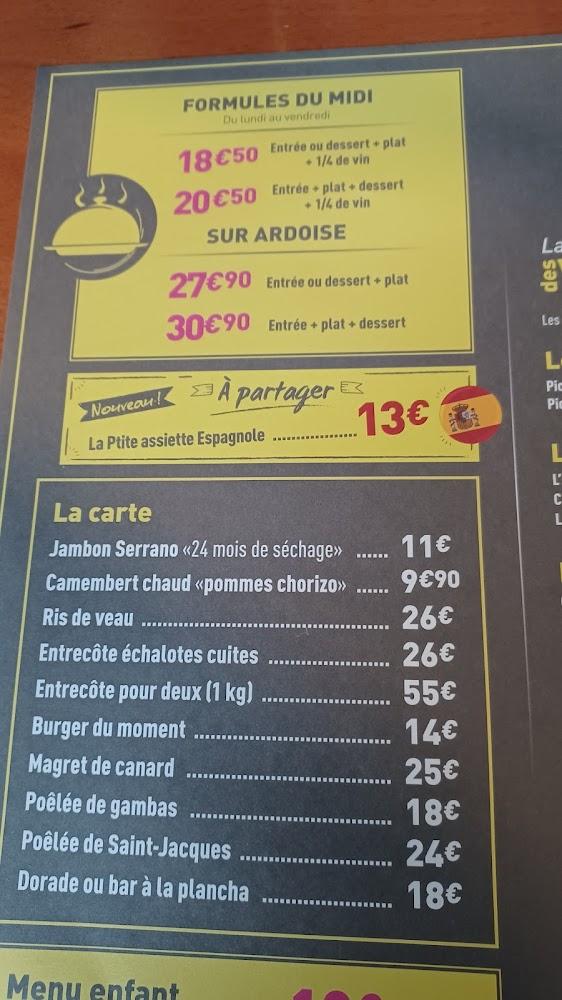 Restaurant La Ptite Adresse - Menu Image 1